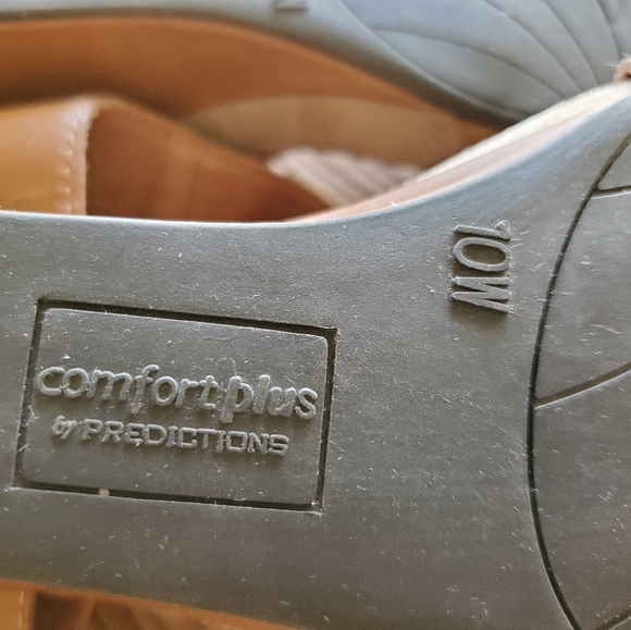 Comfortview Predictions Women's Wedge heel open toe ankle strap sandals 10W - Picture 8 of 13